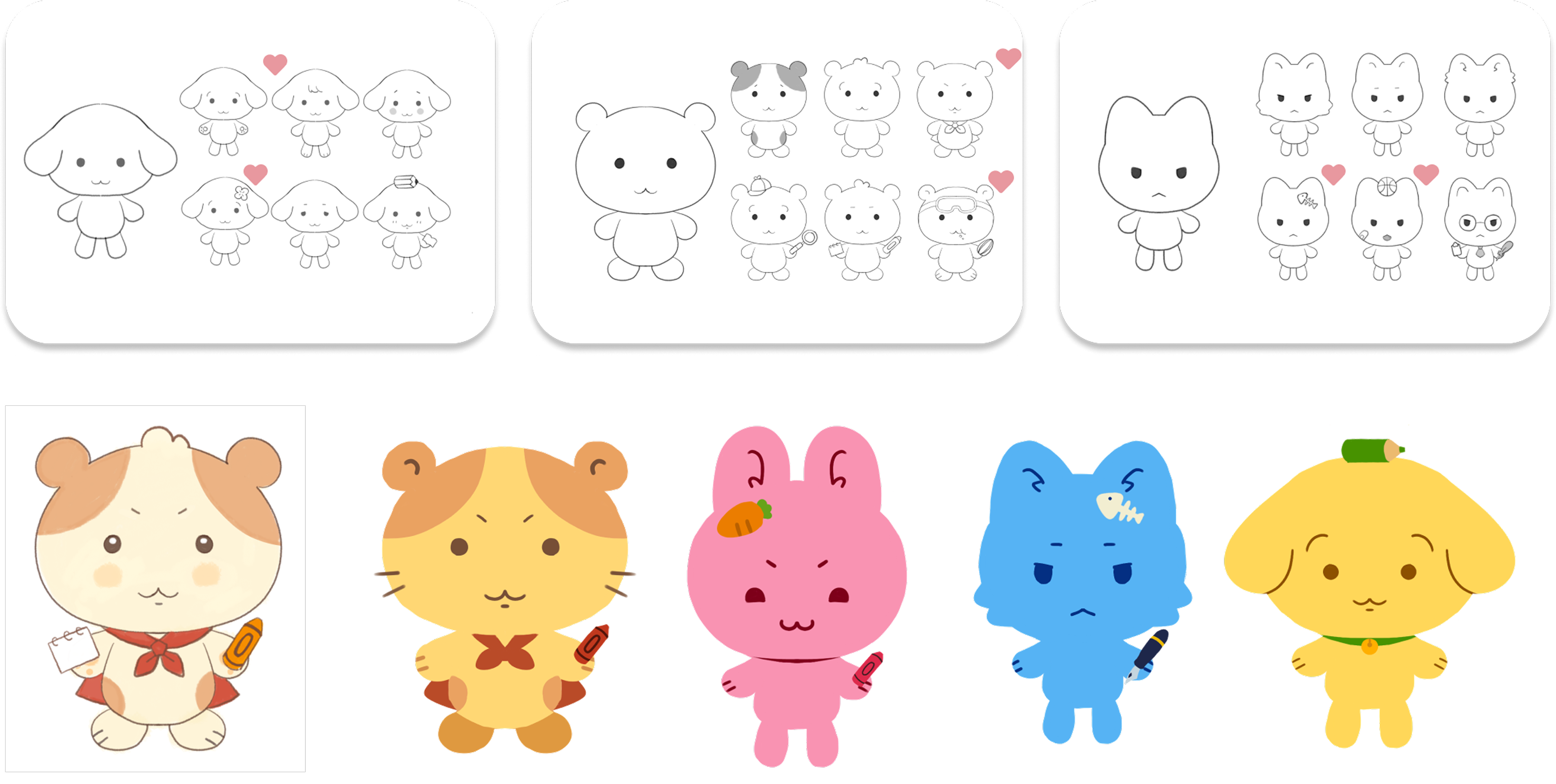 character design sketches